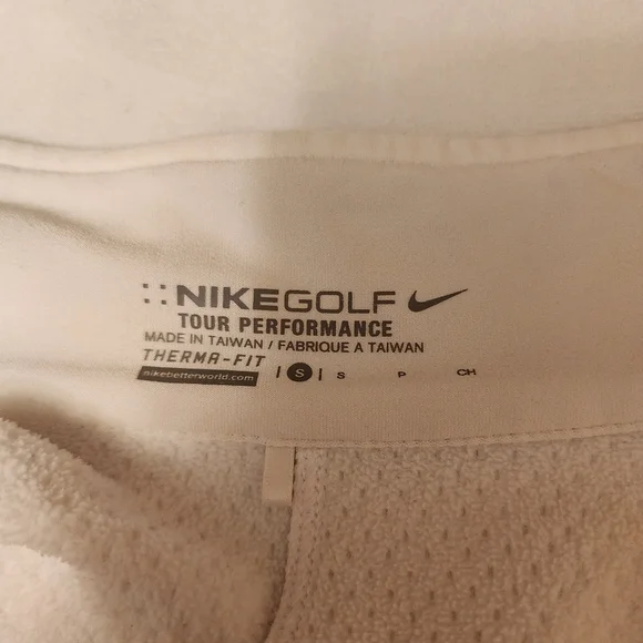Nike Golf Women's Tour Performance White Zip Up Jacket - Picture 10 of 13